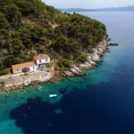 Secluded Fisherman'S Cottage Cove Skozanje, Hvar - 4009 Gdinj Bagian luar foto