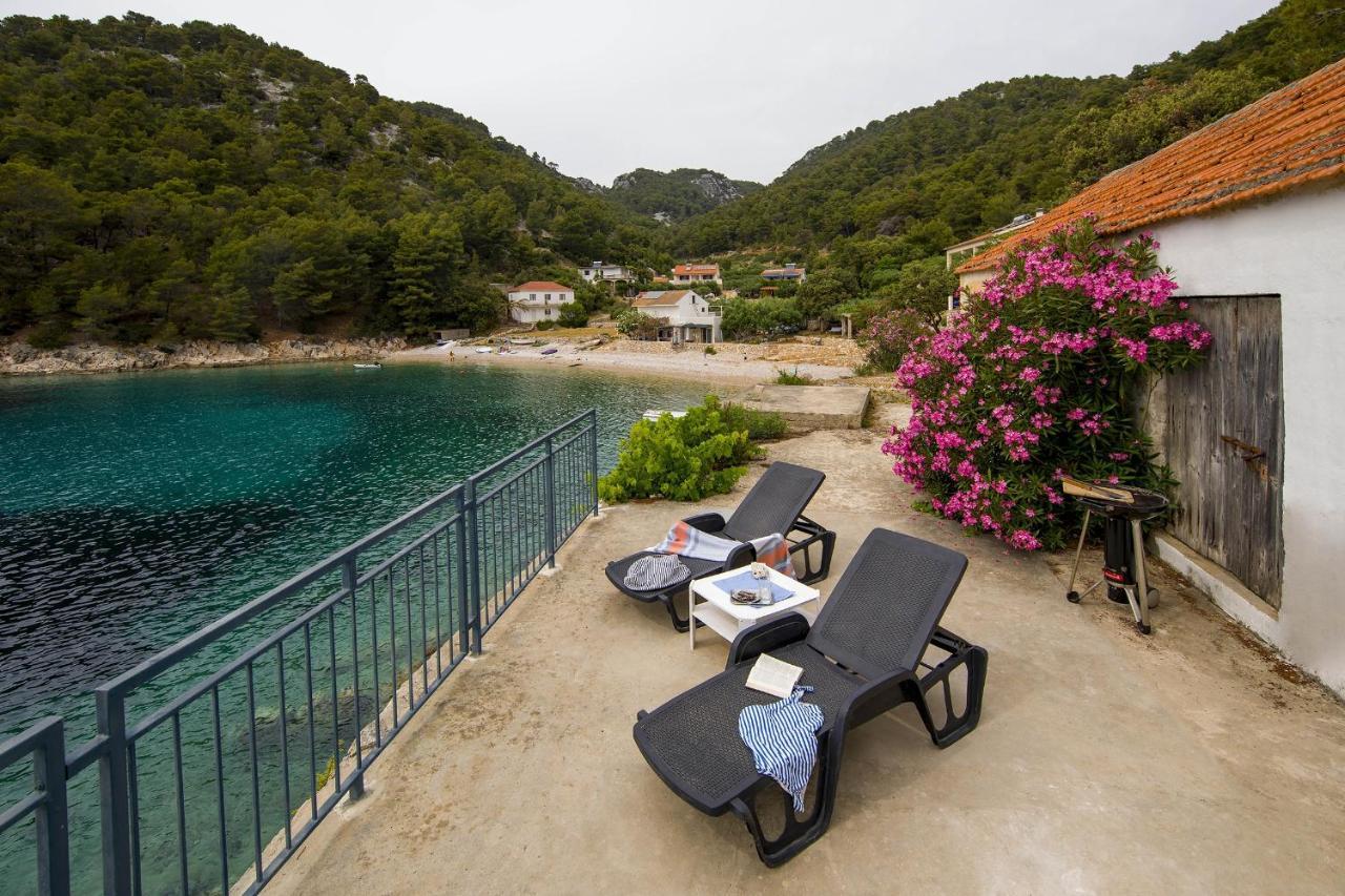 Secluded Fisherman'S Cottage Cove Skozanje, Hvar - 4009 Gdinj Bagian luar foto